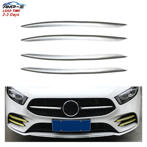 กระจังหน้า AMP-Z กลอสคุณภาพสูงสีดำสำหรับ Mercedes <span class=keywords><strong>Benz</strong></span> <span class=keywords><strong>A</strong></span> <span class=keywords><strong>Class</strong></span> W177 <span class=keywords><strong>hatchback</strong></span> AMG line 2018 + - Product Image 1