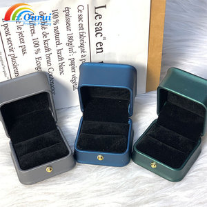 PU Leather Jewelry <b>Box</b> Square Ring <b>Box</b> Magnetic Closure Velvet Lined Jewelry Packaging Case for Necklace <b>Earring</b> <b>Gift</b> - Product Image 5