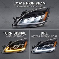 Paires de phares LED Plug and Play pour Mitsubishi Lancer 2003-2008, LH RH, ensemble de phares avant LED complets, remplacement