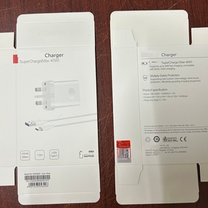 Adattatore da Viaggio 2 in 1 9V 2A 22.5W 40W 45W 65W Supercharger con Cavo USB-C, Adattatore di Alimentazione EU UK per <span class=keywords><strong>Huawei</strong></span> <span class=keywords><strong>P40</strong></span> P20 e Honor 50 - Product Image 5