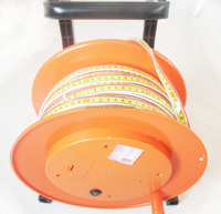 Règle portable en alliage d'aluminium de 50 m, jauge de niveau industrielle étanche, alimentation DC9V, précision 0,5 %, mesure plastique