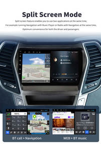 Autoradio Android Krando 9 pouces pour Hyundai Santa Fe IX45 2013 - <span class=keywords><strong>2017</strong></span>, Carplay sans fil, 4G, 128 Go - Product Image 6