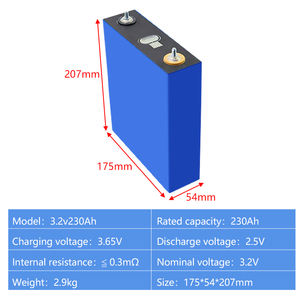 Battero 3.2v230ah Zonne-Energie Opslag Batterij Lange Levensduur Voor Thuis Industrieel Gebruik Voor Vorkheftrucks 280ah 300ah 314ah 320ah - Product Image 2