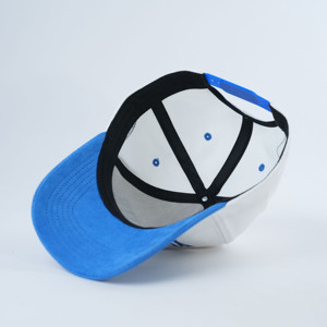 Cappellino da Baseball Premium <span class=keywords><strong>a</strong></span> 5 Pannelli con Visiera in Velluto Bicolore, Strutturato, Profilo Alto, Ricamo Personalizzato - Product Image 5