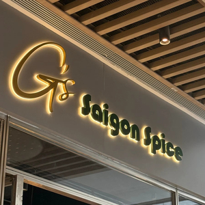 Enseignes rétroéclairées personnalisées en acier inoxydable pour entreprises, enseignes 3D, panneaux lumineux LED, logo, enseigne extérieure pour devanture de <span class=keywords><strong>magasin</strong></span>, enseigne à lettres lumineuses LED - Product Image 5