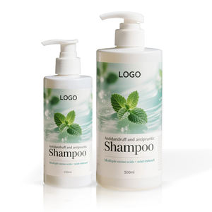 Shampooing menthe aux acides aminés 250ml/500ml, adapté au cuir chevelu sensible et gras, contrôle de l'huile et shampooing végétal <span class=keywords><strong>naturel</strong></span> antipelliculaire - Product Image 1