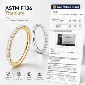 Boucles de <span class=keywords><strong>nez</strong></span> en titane de qualité implantaire ASTM F136 JIAXIN, anneaux clicker, <span class=keywords><strong>bijoux</strong></span> de piercing corporel - Product Image 2