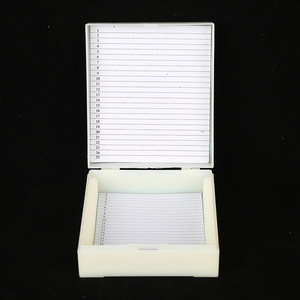 Hongbolai 25 Slide Box 25 Slice Cassette Pathology Slide Storage <b>Microscope</b> Slides - Product Image 3