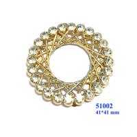 Accessoires de chaussures décoratifs pour femmes, boucle en alliage personnalisée, durable, brillante, avec strass