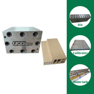 Tùy chỉnh khuôn PVC <span class=keywords><strong>WPC</strong></span> ABS bọt khung cửa trang trí coextrusion khuôn nhựa đùn tốc độ cao chết đầu profiletool bán buôn - Product Image 1