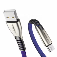Kabel pengisi daya USB tipe-c, kabel pengisian daya USB tipe-c, kabel pengisian daya USB Data kecepatan tinggi dengan nilon Aloi seng dan kabel pengisian Premium tembaga murni