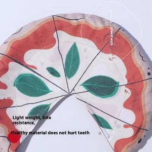 Modern klasik uçan disk şeklinde köpek frioyuncak renkli Pet karpuz baskı için TPR frizbi kediler için basit tarzı - Product Image 4