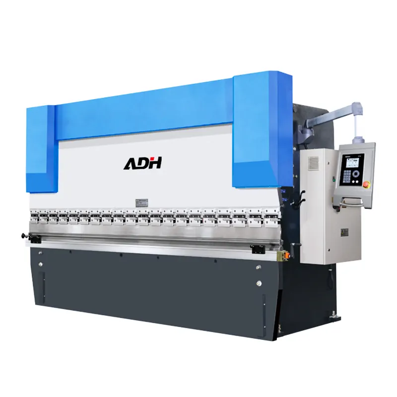 7 Axis Press Brake 120 Tons CNC Press Brake Machine Metal Sheet Bending Automatic ADH Blue + White Hydraulic Press Break