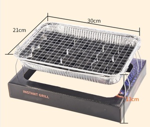 Nhà Máy Tùy Chỉnh Thép Ngoài Trời Cắm Trại Đi Bộ Đường Dài Dã Ngoại Nhanh Chóng Chiếu Sáng Không Khói Di Động Dùng Một Lần Ngay Lập Tức BBQ Nướng Ngọn Lửa - Product Image 3