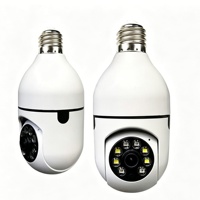 Caméra de sécurité extérieure intelligente solaire LED AI 200MP, panoramique 360°, vision nocturne 20m, prise 220V, stockage cloud