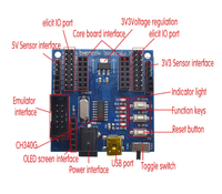CC2530 Module de communication sans fil 256KB 8KB RAM Nœud de capteur ZigBee Plinthe Module fonctionnel Carte d'extension Port USB