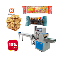 Machine de conditionnement de Popsicle Flow Multifonctionnelle Entièrement Automatique pour Pain Alimentaire Cacahuètes et Bonbons pour Oreillers Remplissage de Sacs