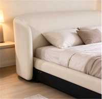 Nouveau design de meubles pour la maison, lit queen size moderne haut de gamme avec revêtement en tissu, lit king size luxueux en bois pour chambre à coucher, hôtel