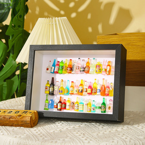 Cadres en bois 3D de haute qualité, vente en gros, personnalisés, pour l'affichage mural, cadres à ombre avec <span class=keywords><strong>verre</strong></span> - Product Image 4