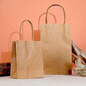 Wholesale Custom Printed logo Eco Friendly Luxury <b>Wedding</b> Shopping Gift White Kraft Paper Bag with Your Own logo - Product Image 3