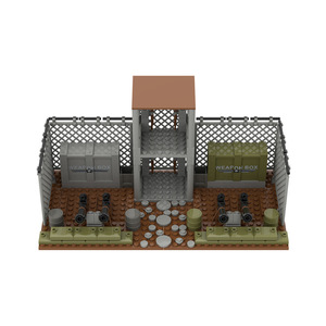 Jouets <span class=keywords><strong>de</strong></span> construction, petites pièces, puzzle d'assemblage, insertion d'armes, scène MOC, base, tour <span class=keywords><strong>de</strong></span> sifflet, modèle <span class=keywords><strong>de</strong></span> <span class=keywords><strong>sac</strong></span> <span class=keywords><strong>de</strong></span> <span class=keywords><strong>sable</strong></span> - Product Image 4