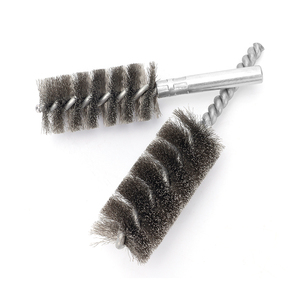 Cepillo para tuberías de acero inoxidable DIY de longitud personalizable, con mango de plástico de 1/2 de diámetro y cerdas de carburo de silicio para eliminar óxido. - Product Image 1