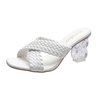 Nouveaux Talons d'Été en Maille pour Femmes Chaussures Tendance pour Dames et Filles Vente en Gros
