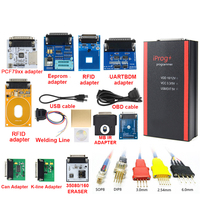 IPROG Pro V87 Kit Complet Programmeur de Clés ECU Iprog+Eeprom IMMO Radio Auto Ai-rb Ag R/Reset Tableau de Bord Kilométrage PK DIGIPROG 3 Carprog