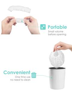 <span class=keywords><strong>Bonnet</strong></span> de <span class=keywords><strong>bain</strong></span> extra large pour hôtel et voyage, en plastique transparent, imperméable, biodégradable, jetable, pour femmes - Product Image 5