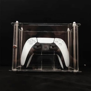 Housse anti-poussière en acrylique compatible avec la manette <span class=keywords><strong>PS5</strong></span>, étui de protection transparent, montage sans outil, conception sans base pour un accès facile - Product Image 1