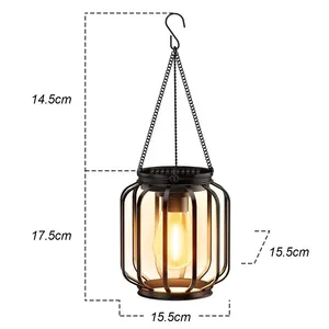 Lampes solaires <span class=keywords><strong>de</strong></span> camping en plein air pour l'extérieur Lanterne <span class=keywords><strong>solaire</strong></span> décorative Lampes suspendues d'extérieur Lanternes solaires étanches Décor <span class=keywords><strong>de</strong></span> <span class=keywords><strong>jardin</strong></span> - Product Image 6