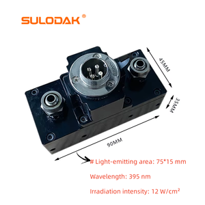 SULODAK SU-751511A Wassergekühlte LED UV-Härtungslampe 395nm 12W/cm 75x15mm Bestrahlungsbereich für Ricoh G5 GH2220 Drucker UV - Product Image 5