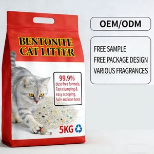 Litière pour chat Benjie OEM en gros, de qualité supérieure, écologique, à faible émission de poussière, contrôle des odeurs, billes de charbon actif hautement absorbantes - Product Image 1