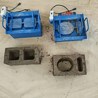 Petite machine à fabriquer des pavés en béton, tension personnalisable, dimensions personnalisées, fonctionnement manuel, facile à utiliser pour