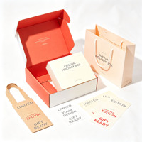 Boîte en carton personnalisée avec logo imprimé, emballage sur mesure, fond à clipser, boîte en carton avion avec finition de surface, vente en gros