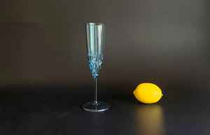 Verre à champagne léger en PS de 4 oz, semi-transparent, multicolore, réutilisable, pour fêtes, hôtels, restaurants - Product Image 4
