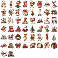 Autocollants de transfert en papier à appliquer à chaud, motif oiseaux cardinaux de Noël, 3 feuilles, autocollants adhésifs pour meubles, bois, bricolage, décoration intérieure