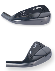 Palos de <span class=keywords><strong>golf</strong></span> OEM, <span class=keywords><strong>hierros</strong></span> de hierro forjado, con fresado completo CNC, pintura cromada negra - Product Image 1