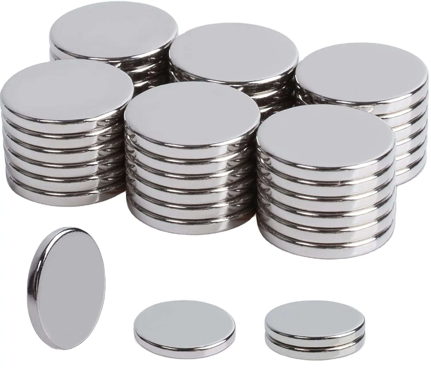 Neue Produkte guter Preis scheibe runde flache Neodymium-Magnete für Küche Büro Whiteboard