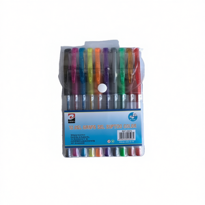 MNJ Gel Pen Set 12 Colors Assorted For Writing And Drawing - Product Image 1