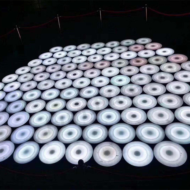 Hot Selling DC24V IP65 Plastic Floor Tile Led Nightlight Touch Control Garden Wedding & Holiday Decorations