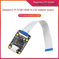 Carte adaptateur Raspberry Pi 5/4B vers CSI, carte d'extension d'entrée vidéo 1080P 30FPS I2S