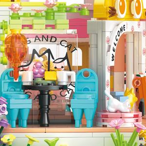 Juegos <span class=keywords><strong>de</strong></span> juguetes <span class=keywords><strong>de</strong></span> bloques <span class=keywords><strong>de</strong></span> construcción, exhibición <span class=keywords><strong>de</strong></span> mascotas, perros, gatos, <span class=keywords><strong>casa</strong></span>, ladrillos, juguetes <span class=keywords><strong>para</strong></span> niños, regalos <span class=keywords><strong>de</strong></span> cumpleaños, juguetes educativos <span class=keywords><strong>para</strong></span> niños - Product Image 5