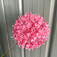 Tige de fleur d'allium artificielle géante, boule d'allium artificielle haute pour la décoration florale de mariage