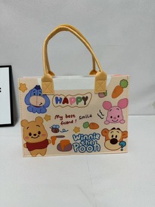 Artículos respetuosos con el medio ambiente Color verde Etiqueta privada Bolsa de fieltro personalizada - Product Image 4