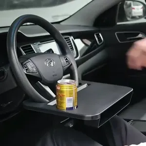 جديد وصول متعددة الوظائف المحمولة سيارة مقعد الفجوة صندوق تخزين العمل أكل صينية مائدة - Product Image 2