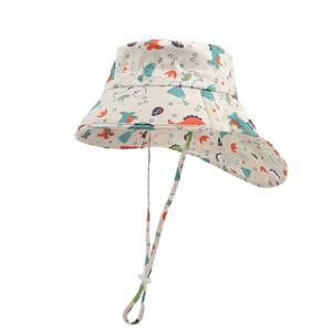 Sombrero de Sol para Niños de 1 a 6 Años con Logotipo Personalizado, 100% Algodón, Protección Solar para Niños, Protección UV, Ala Ancha, Sombrero de Pescador para Niños - Product Image 5