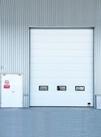 Porte à enroulement électrique en alliage d'aluminium, porte à enroulement résistante au vent pour magasin, entrepôt, commerce, garage