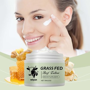 Bán buôn chăm sóc da Beauty Hydrating làm trắng sáng cỏ Fed Whipped Thịt Bò mỡ động vật mật ong Balm Mặt Kem - Product Image 1
