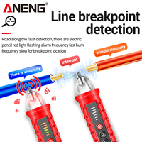 ANENG VD802 Lápiz de Prueba Digital Inteligente sin Contacto con Pantalla LCD, Novedad, Detector de Voltaje CA 12-1000V, Sensor de Corriente Eléctrica